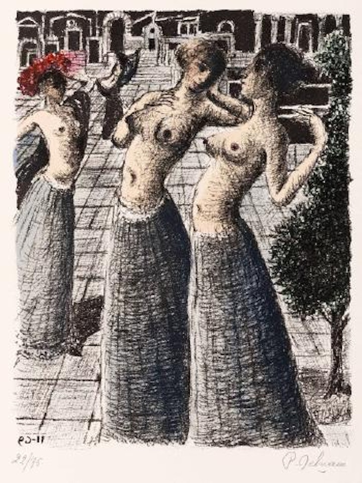 La danse by Paul Delvaux