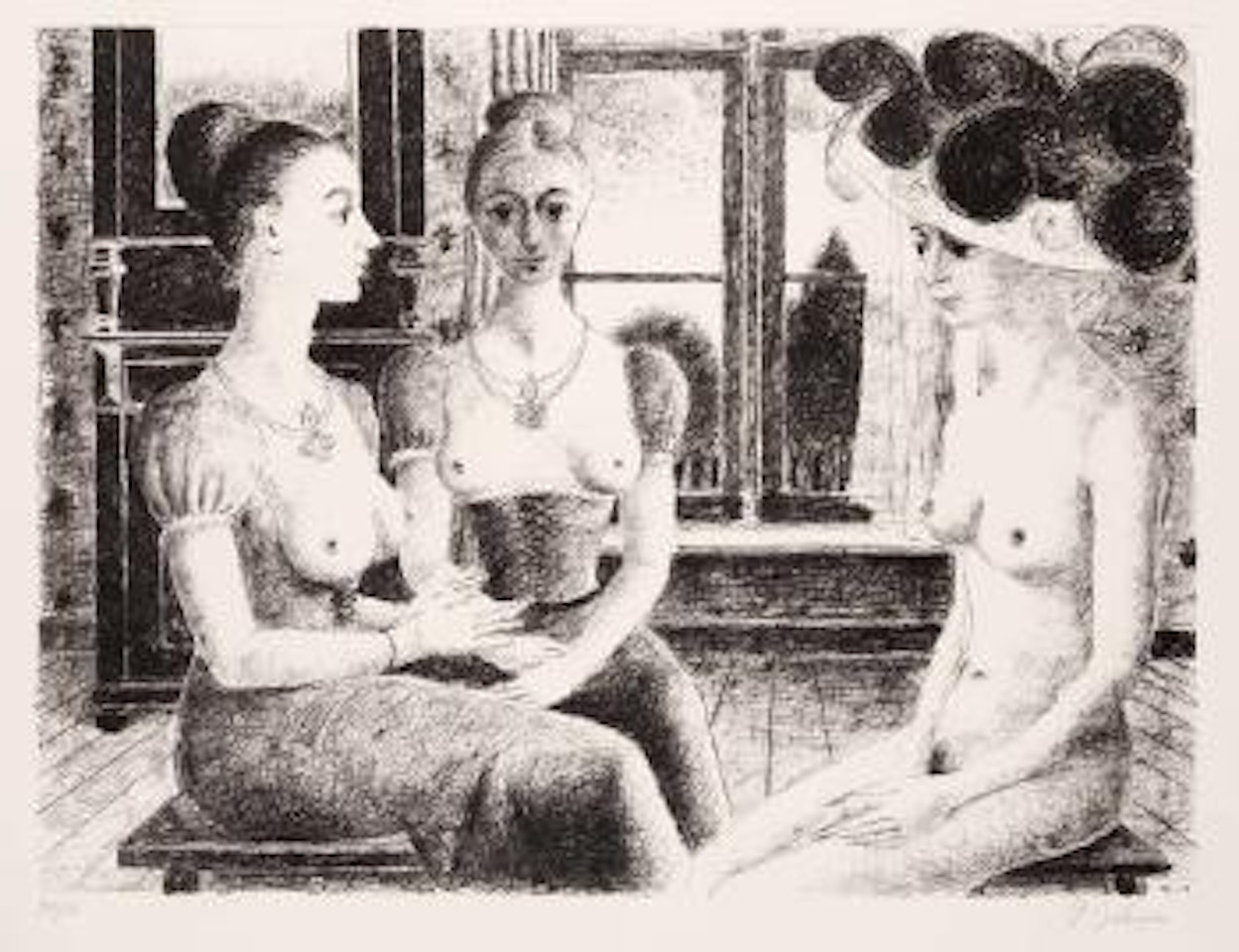 La fenêtre by Paul Delvaux