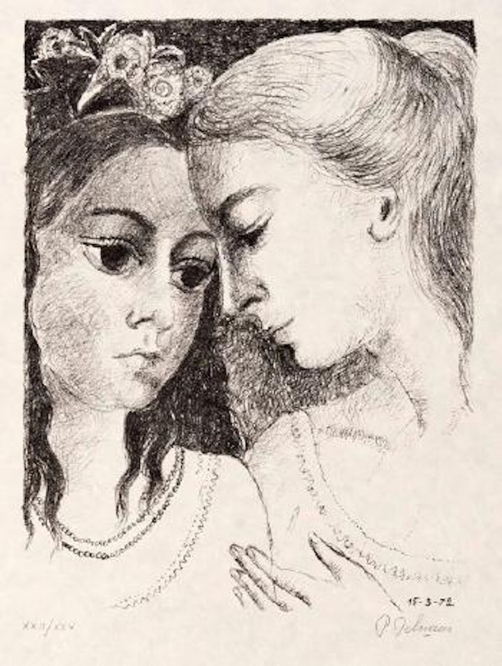 Confidences by Paul Delvaux