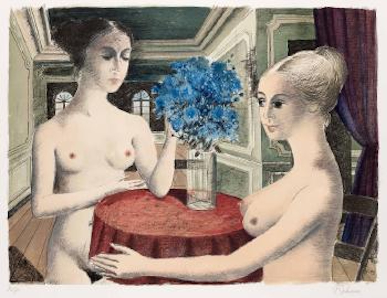 Le silence by Paul Delvaux