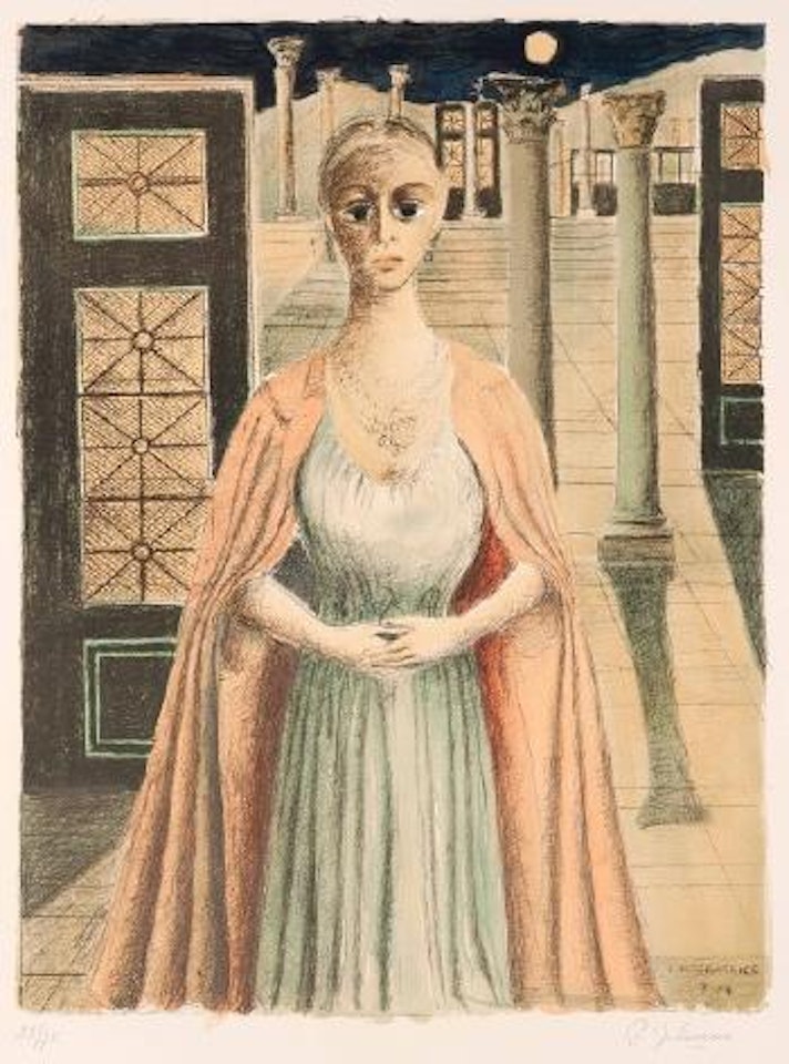 L'impératrice by Paul Delvaux
