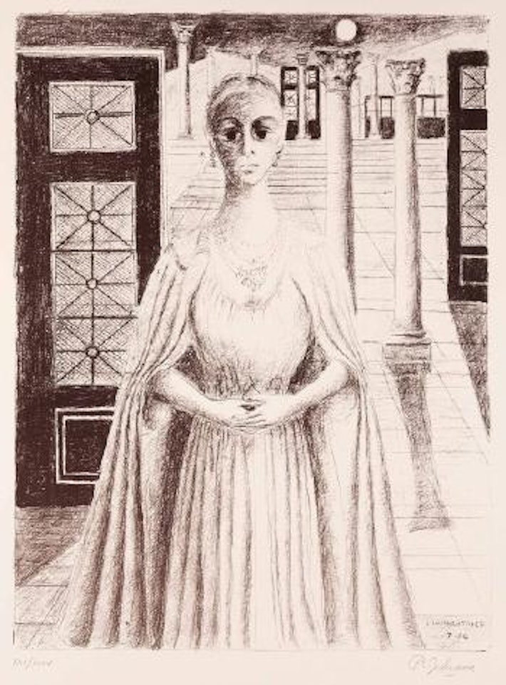 L'impératrice by Paul Delvaux