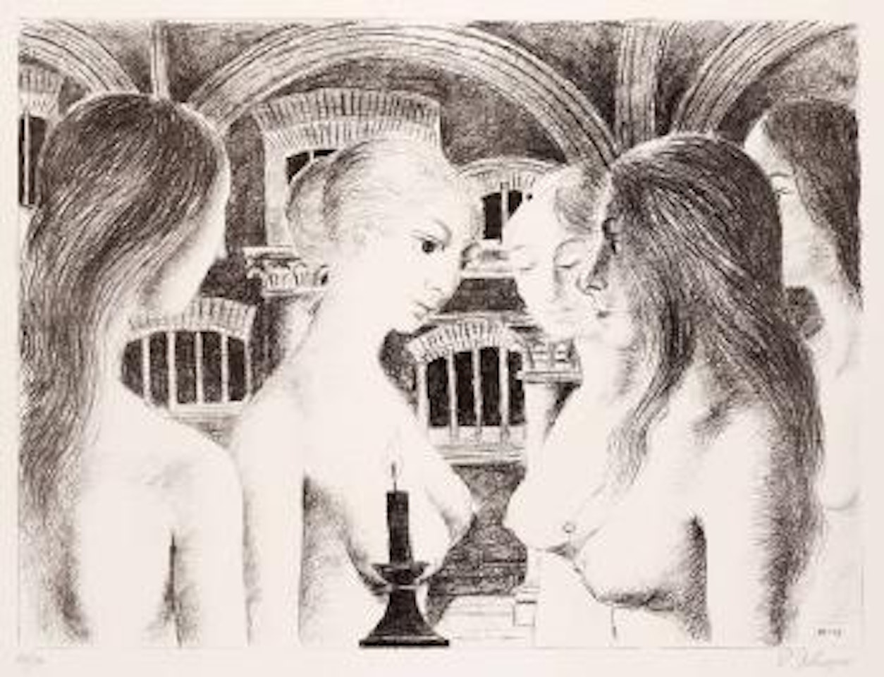 La voûte by Paul Delvaux