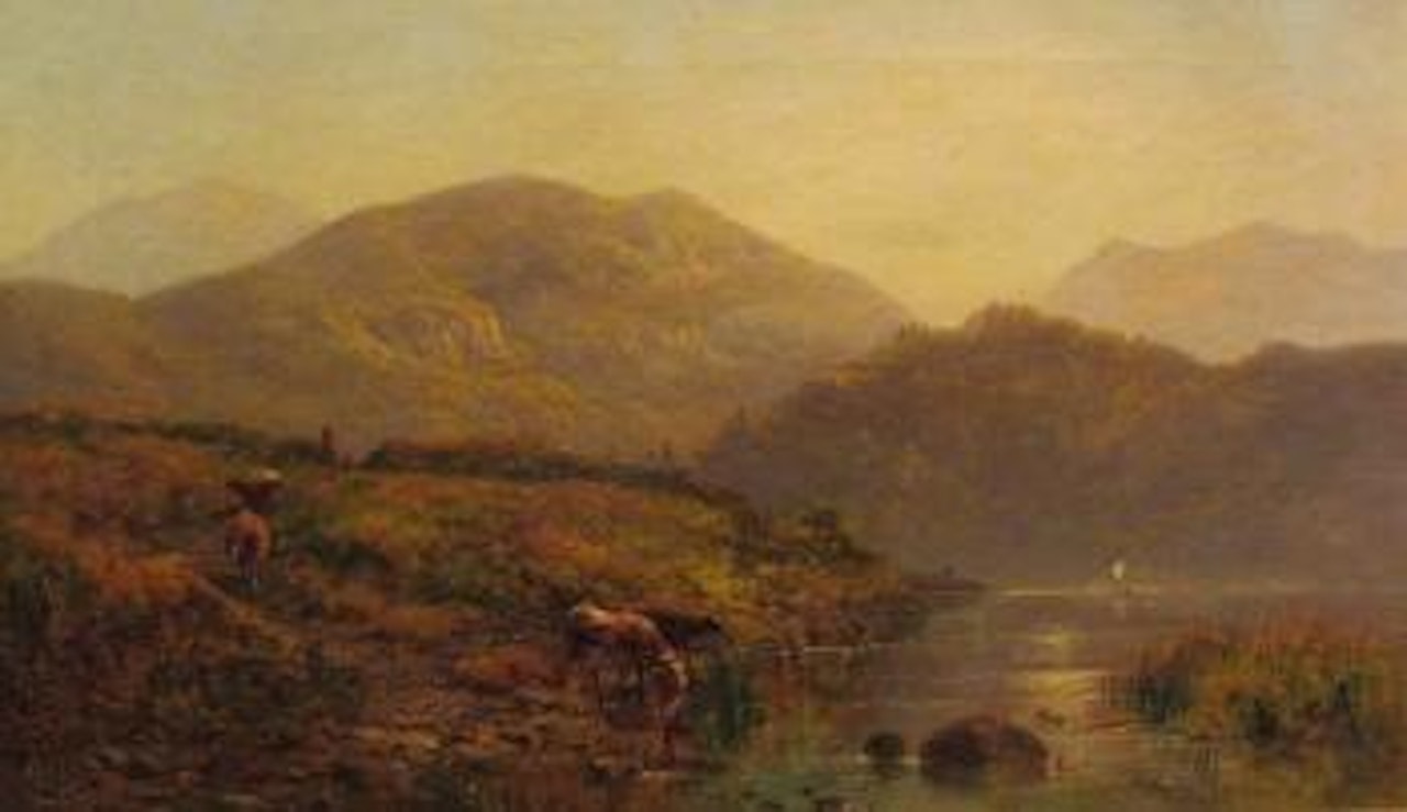 Sunrise near Bala by Alfred de Breanski