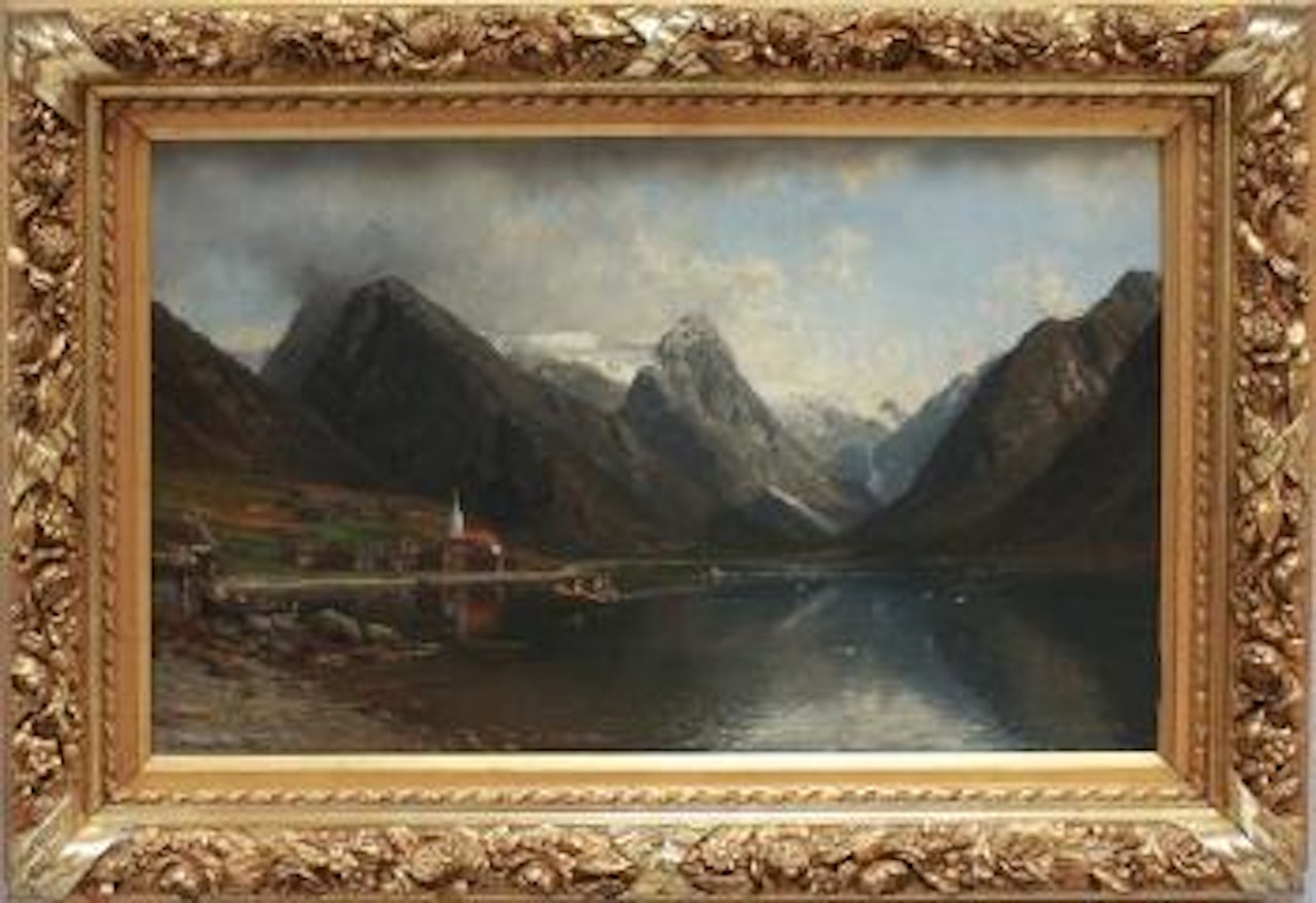 Fjaerland und das Sup-helle-Thal (Sogne in Norwegen) by Anders Monsen Askevold