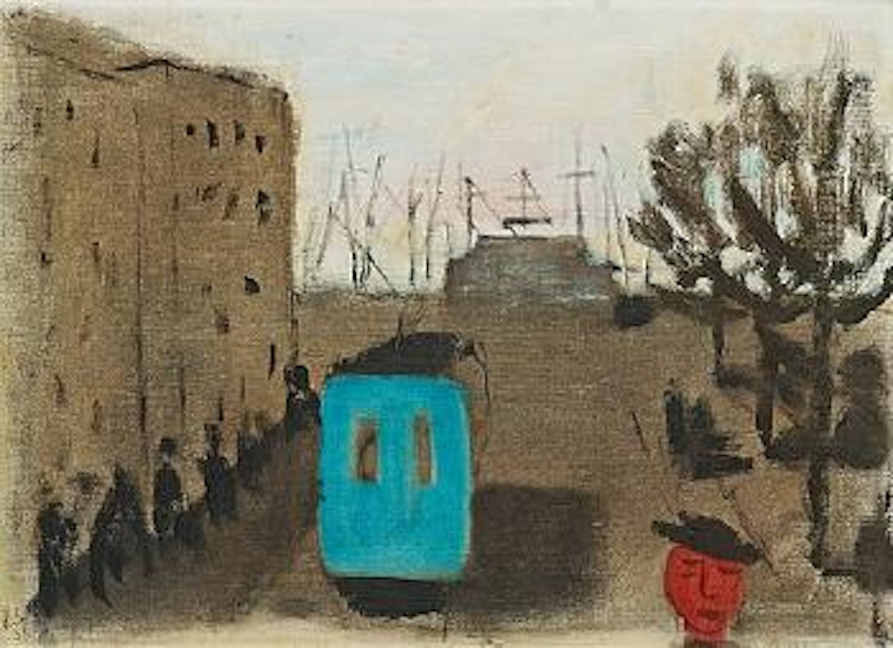 Blå Buss II (L:a Bommen) by Ragnar Sandberg