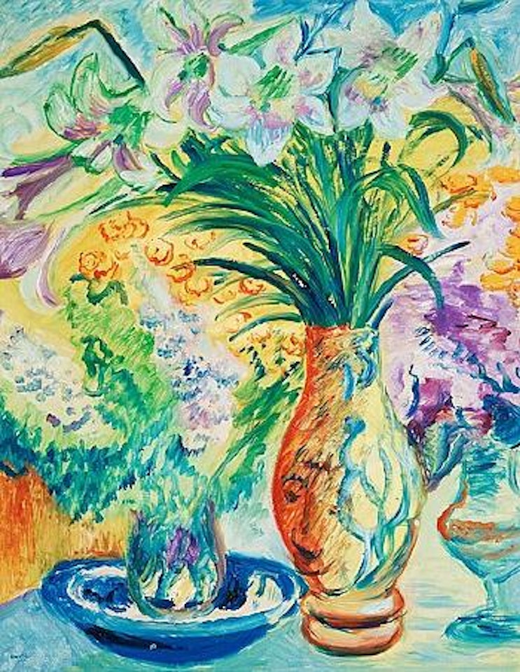 Blommor I Vaser by Sigrid Hjertén