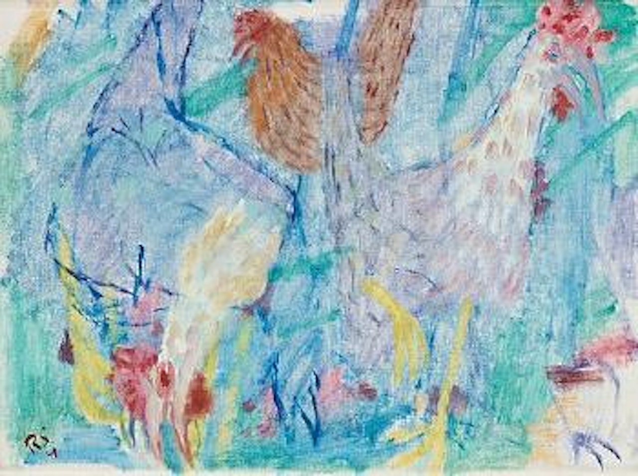 Hens by Ragnar Sandberg