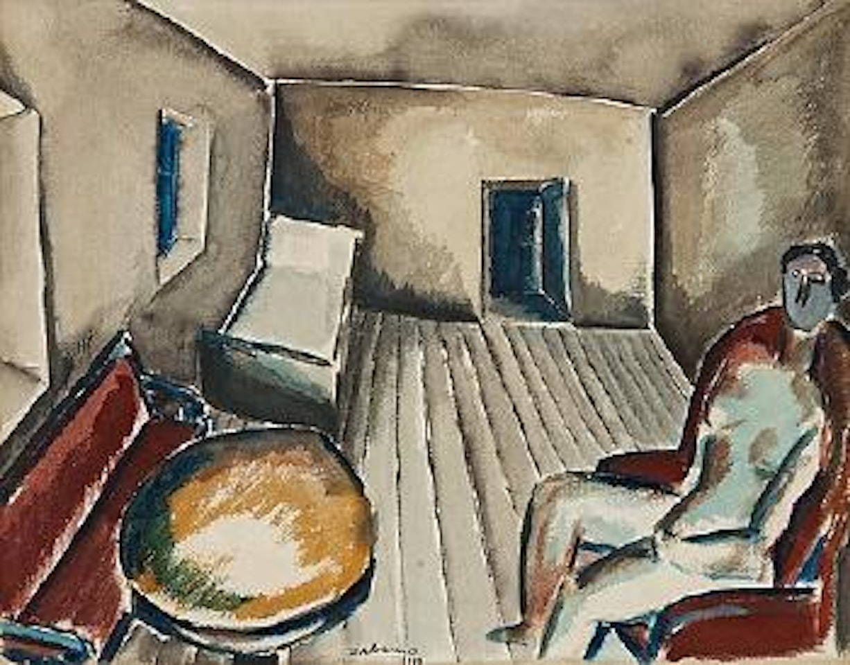 Interior by Ossip Zadkine