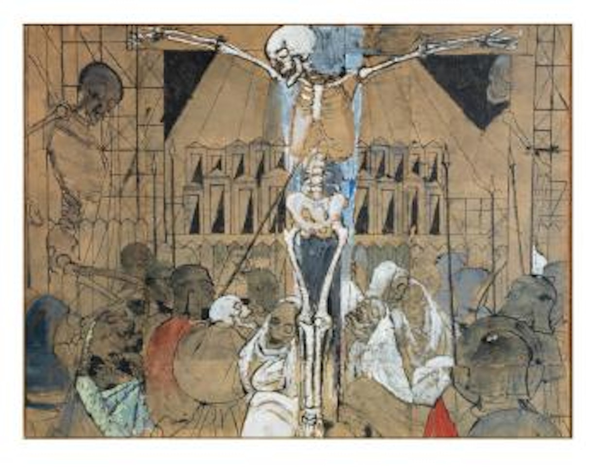 La crucifixion by Paul Delvaux
