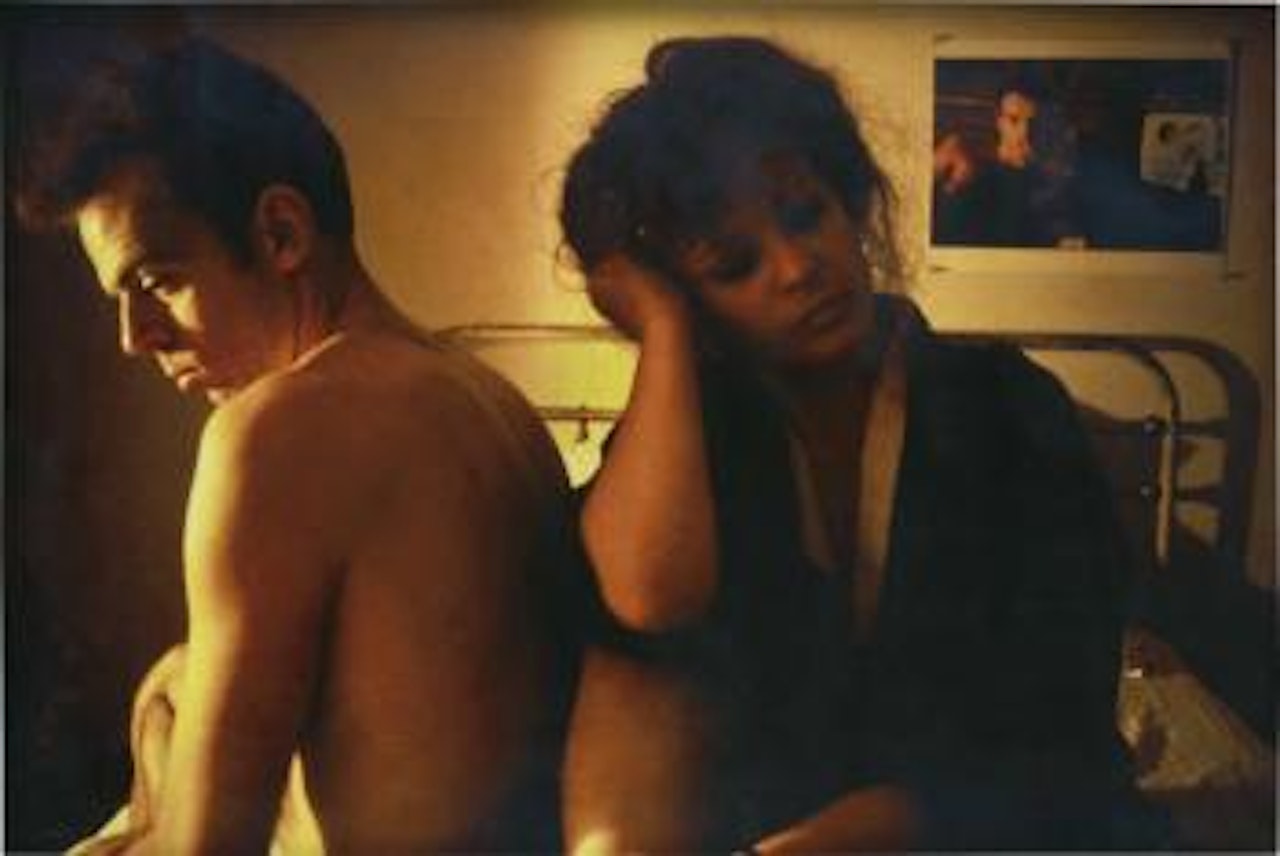 Self Portrait in Kimono with Brian, NYC by Nan Goldin