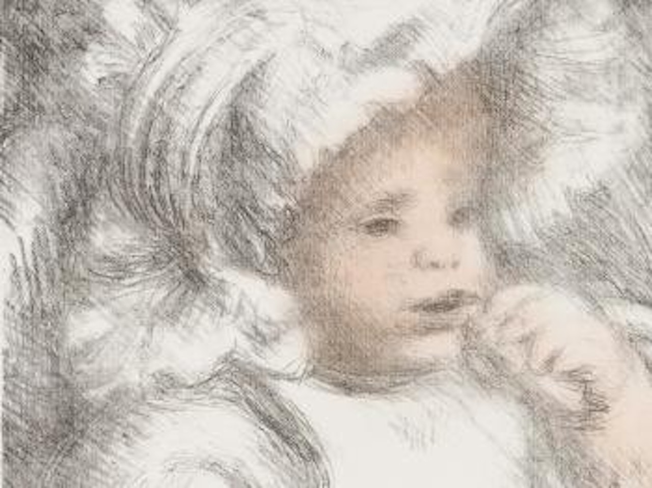 L'Enfant Au Bisquit by Pierre-Auguste Renoir