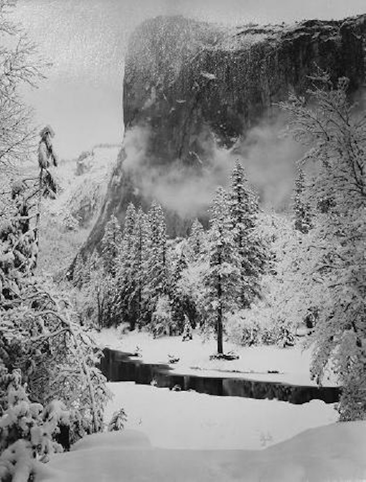 El Capitan, Winter, Yosemite National Park by Ansel Adams