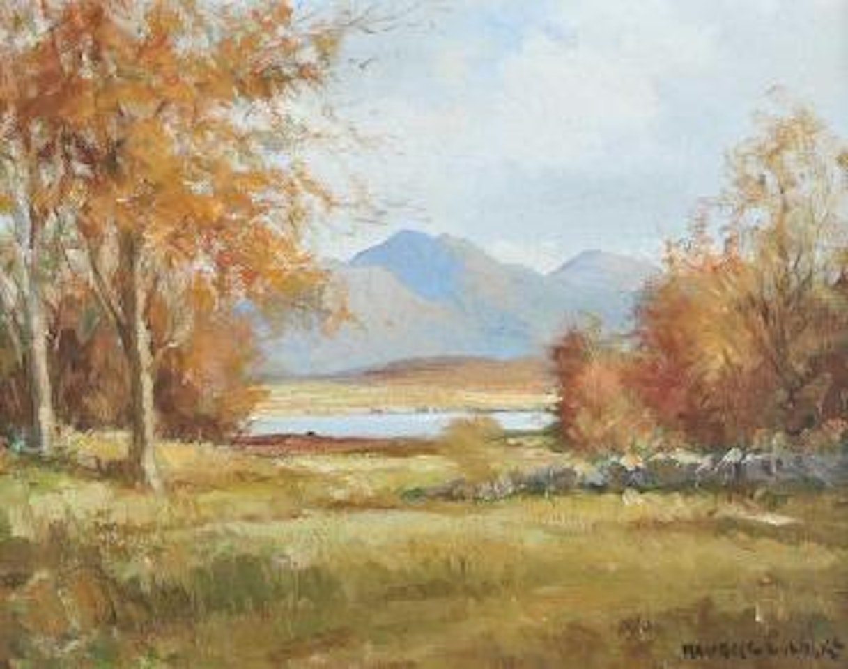 Across to the Mourne mountains by Maurice Canning Wilks