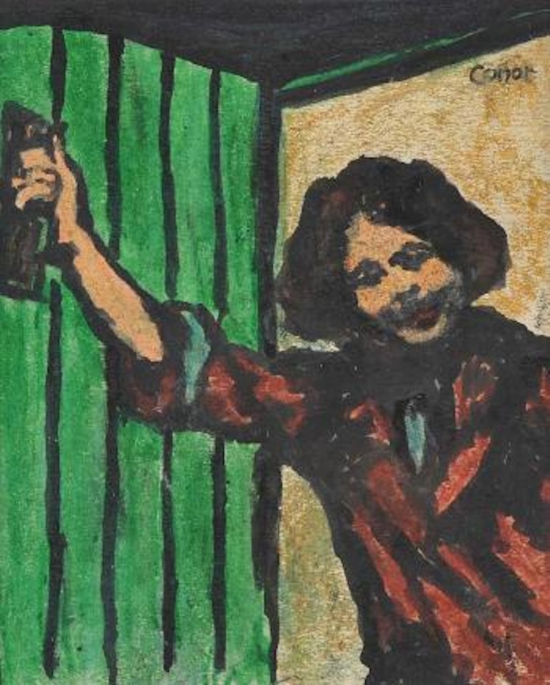 Girl by the stable door by William Conor