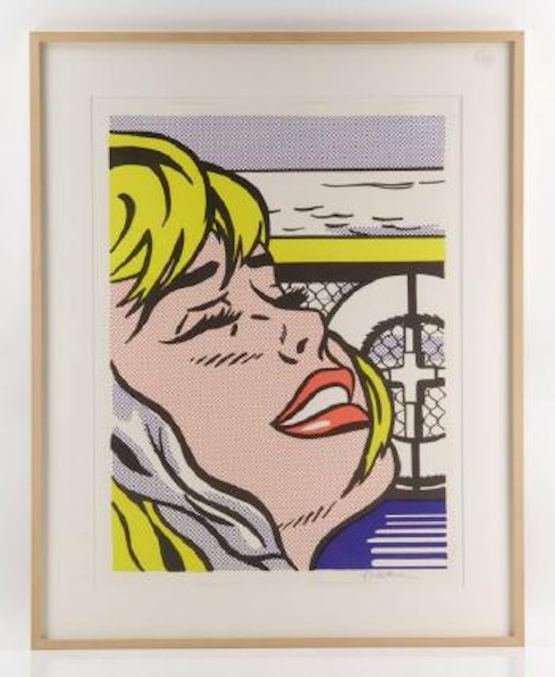 Shipboard girl by Roy Lichtenstein