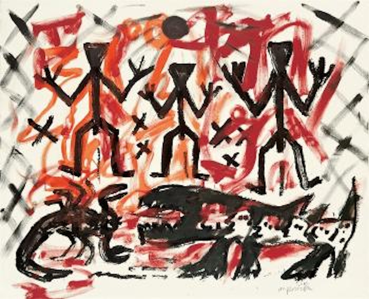 Drei Von Vielen by A.R. Penck