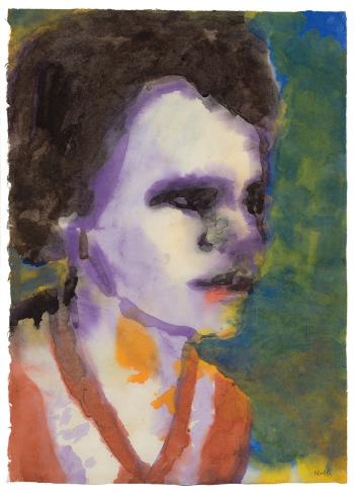 Frauenbildnis by Emil Nolde