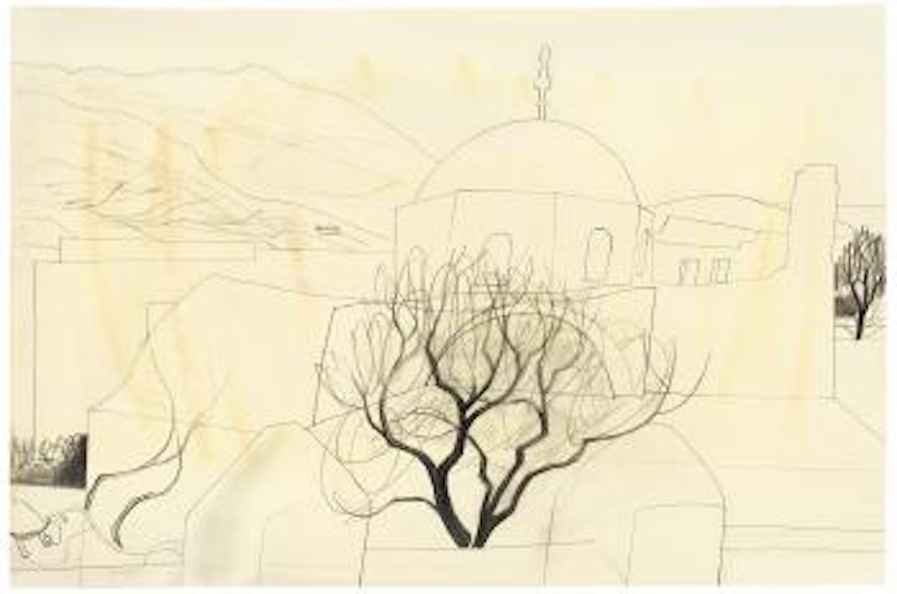 Paros with Goat by Ben Nicholson, O.M.