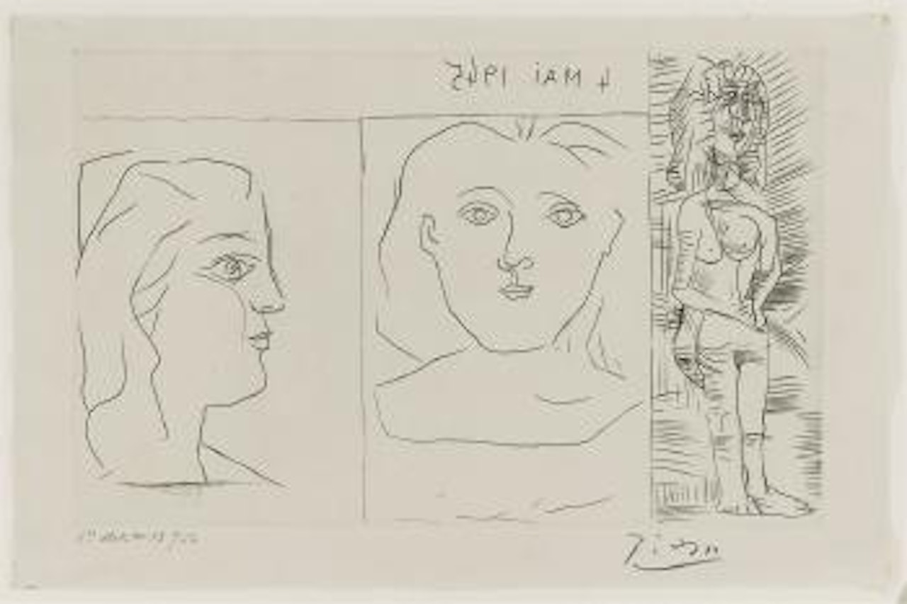 4 Mai 1945 by Pablo Picasso