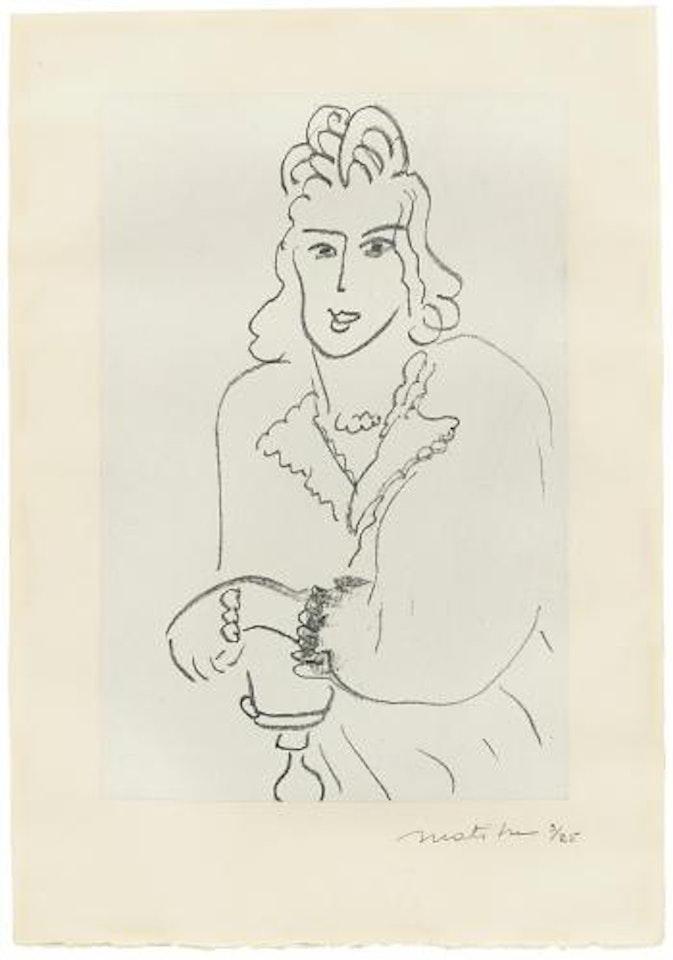 Aus: Poèmes De Charles D´orléans by Henri Matisse