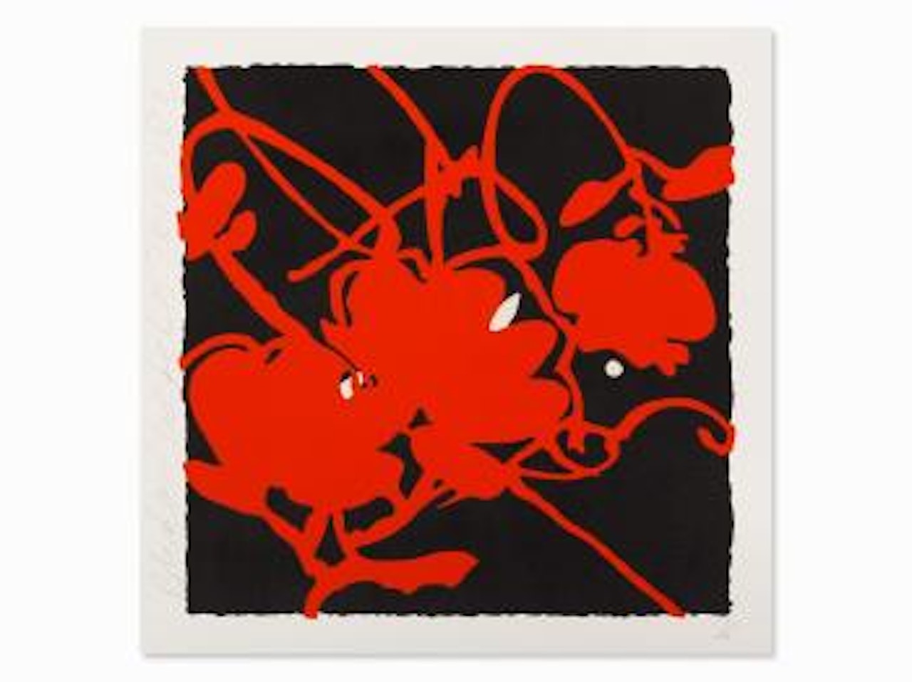 Black and Red by Donald Sultan