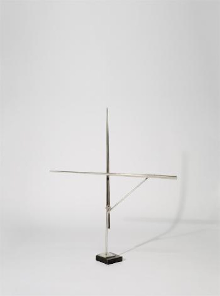 One Vertical One Horizontal Line Iii by George Rickey