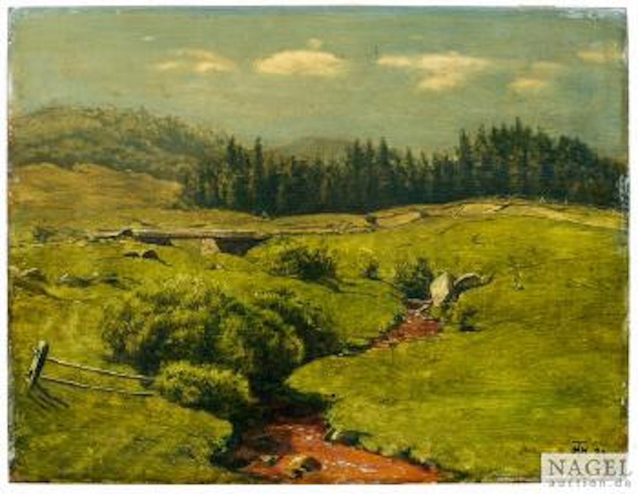 Der braune Bach by Hans Thoma