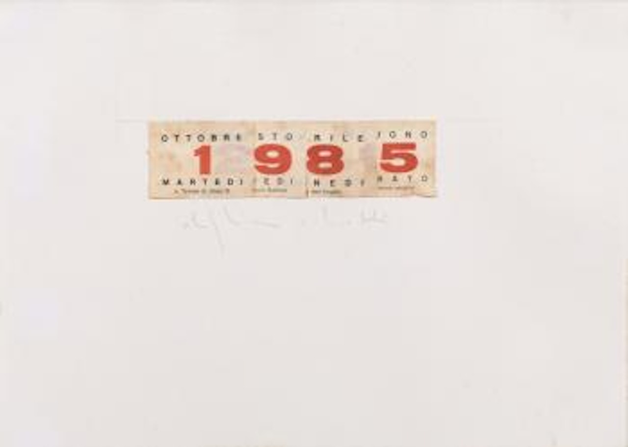 Calendario by Alighiero Boetti
