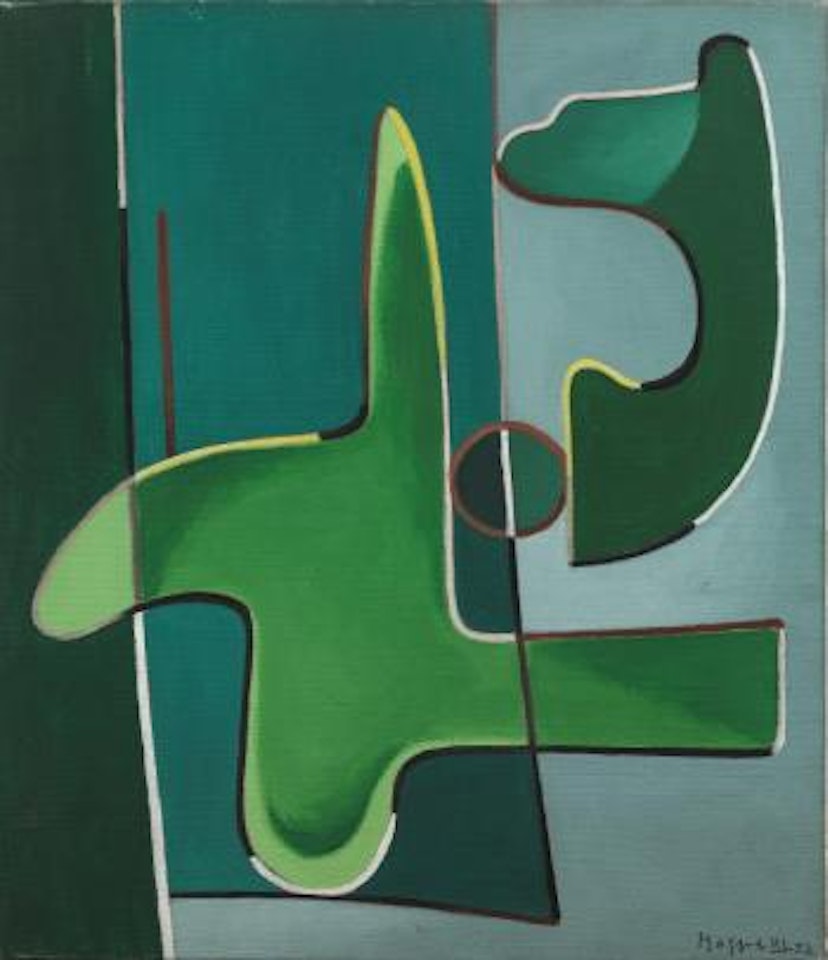 Mystère vert by Alberto Magnelli