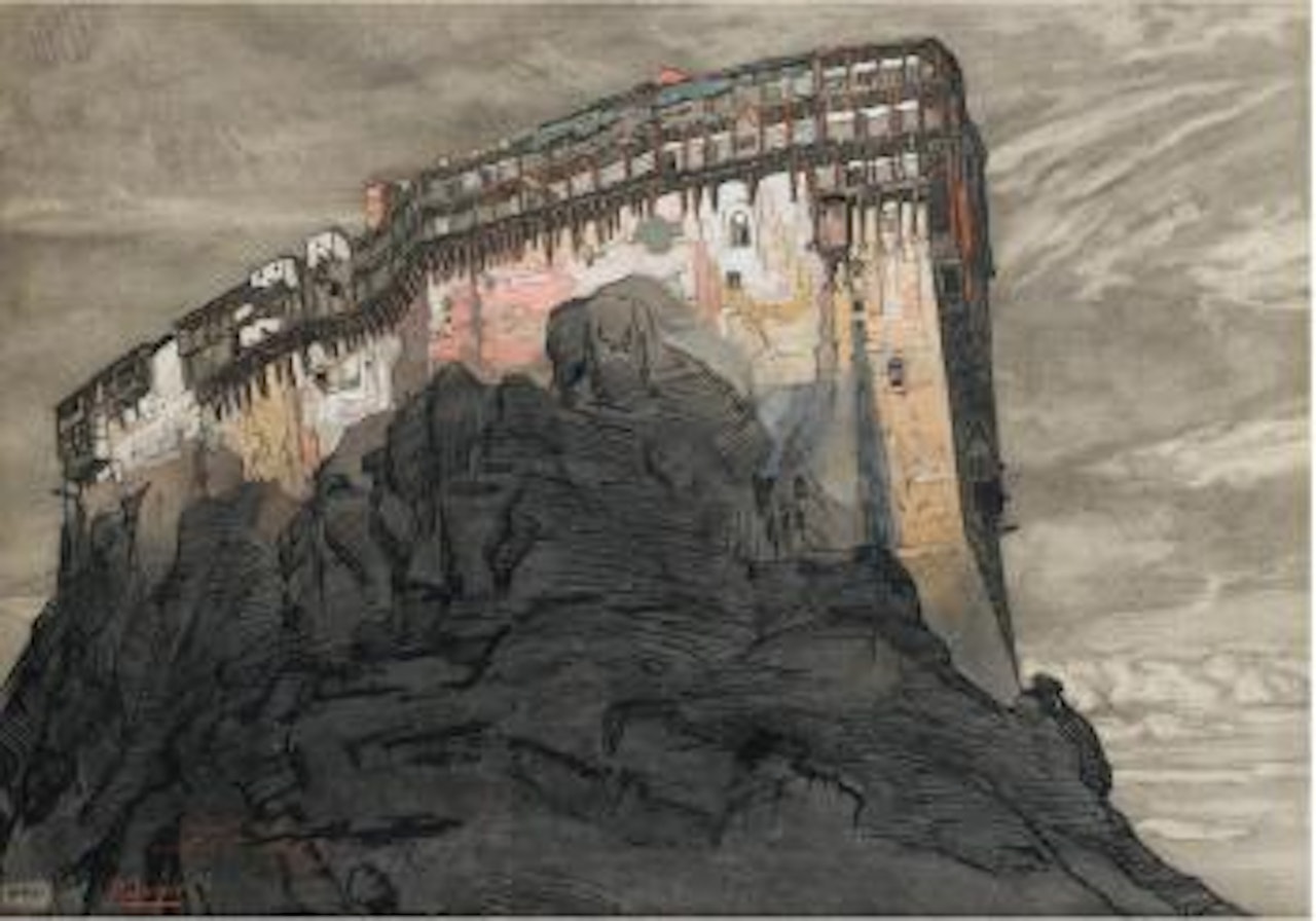 Mont Athos, Monastère de Simonos Petra by Paul Jouve