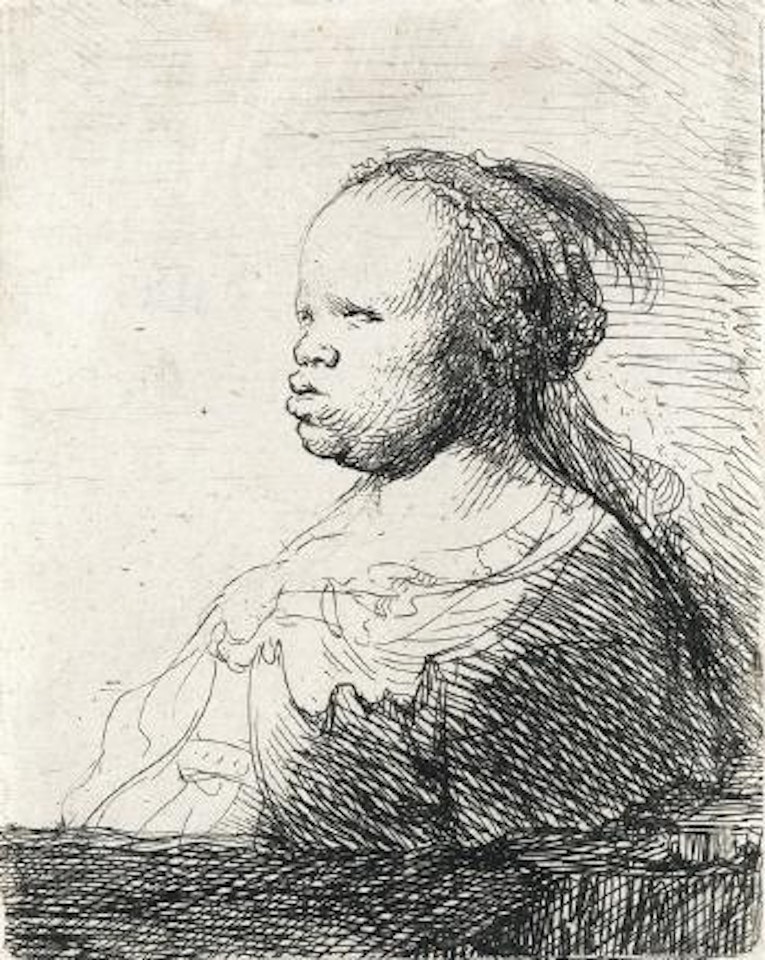 The White Negress by Attributed to Rembrandt Harmensz van Rijn