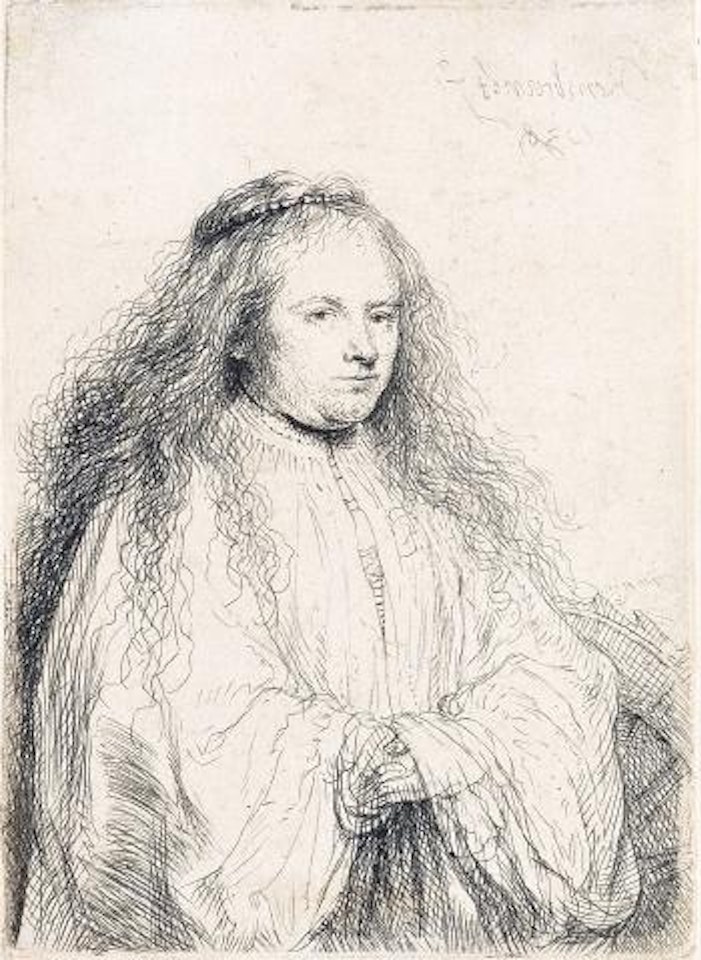 The Little Jewish Bride (Saskia as Saint Catherine) by Attributed to Rembrandt Harmensz van Rijn