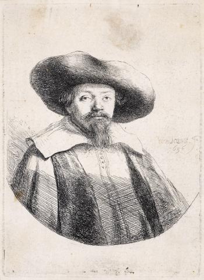 Samuel Manasseh Ben Israel by Attributed to Rembrandt Harmensz van Rijn