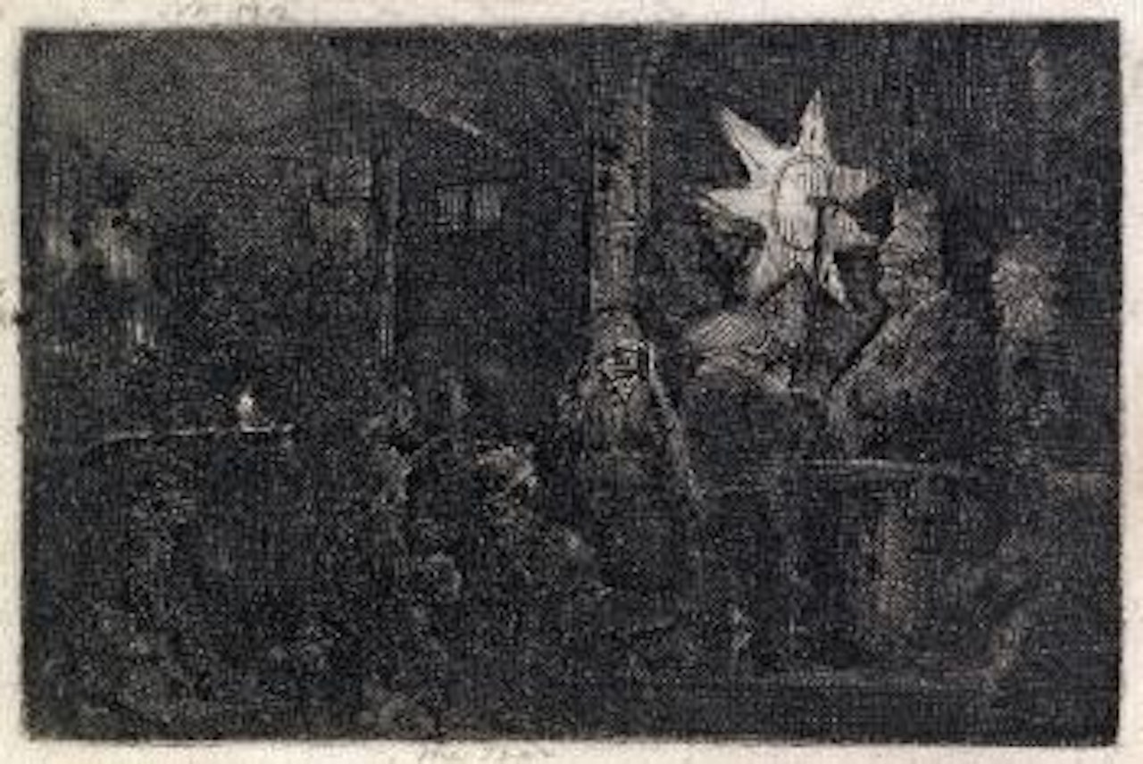 The Star of Kings: A Night Piece by Attributed to Rembrandt Harmensz van Rijn