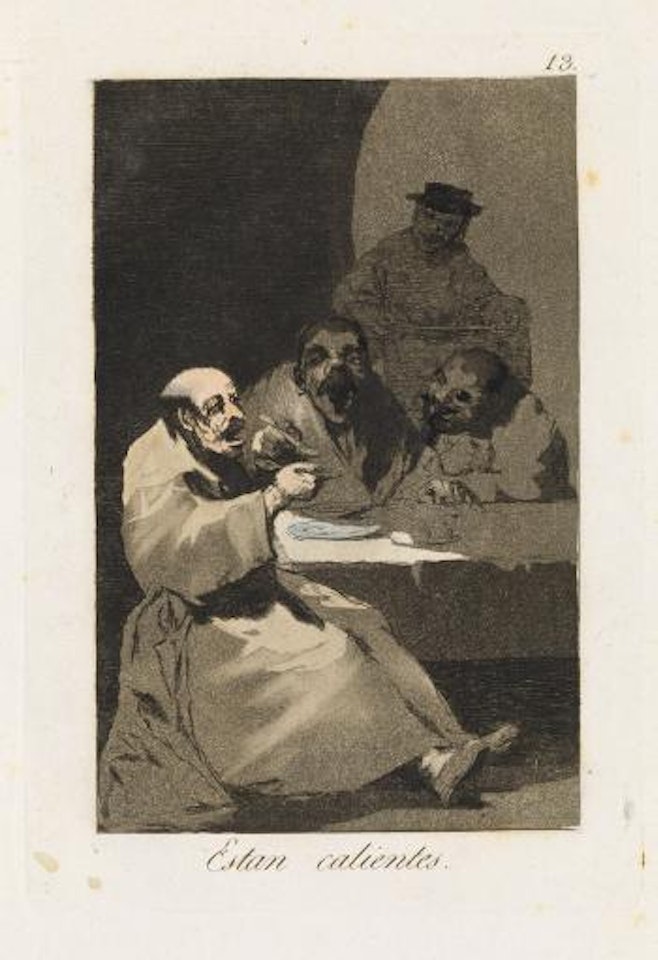 Estan Calientes by Francisco José de Goya