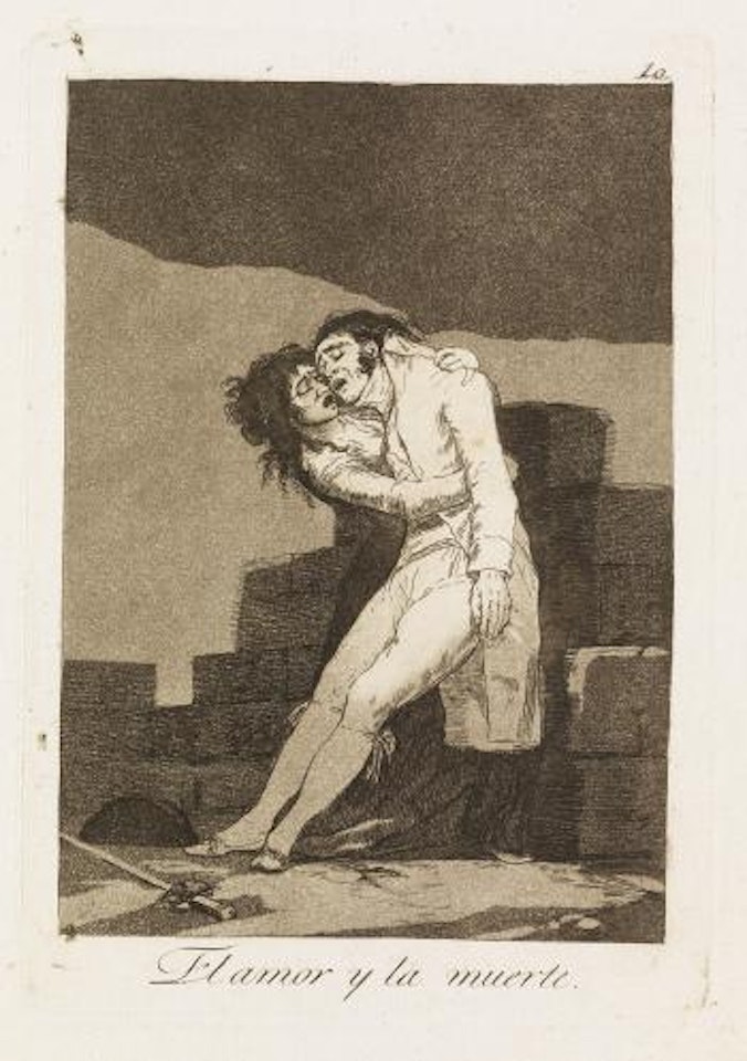 El Amor y la Muerte by Francisco José de Goya