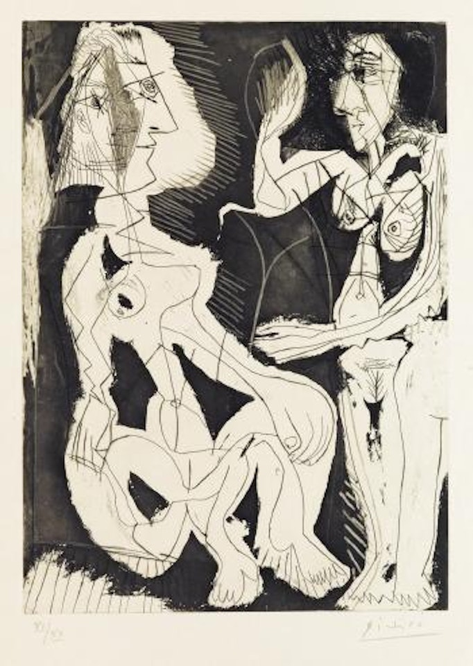 Femmes nues au Miroir by Pablo Picasso