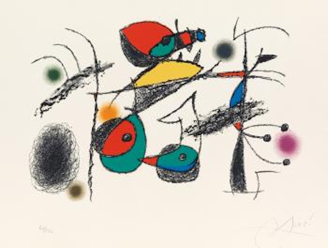 Raymond Queneau by Joan Miró