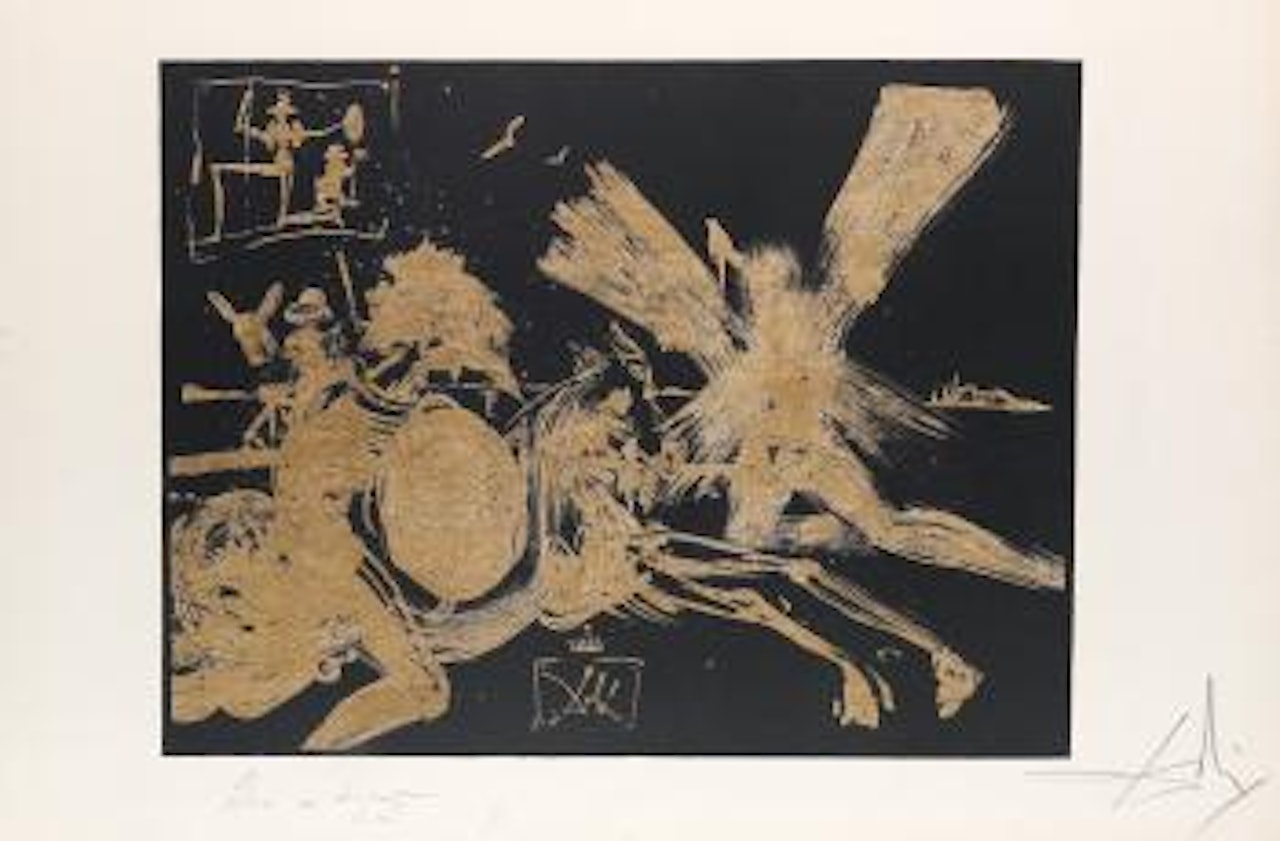 The Face in the Windmill by Salvador Dali