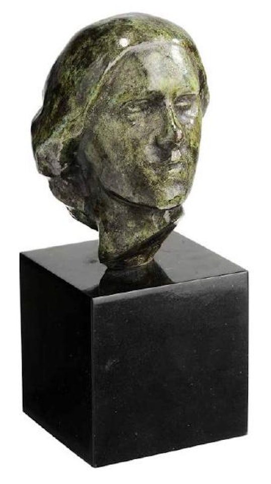 Tête de femme au chignon by Auguste Rodin