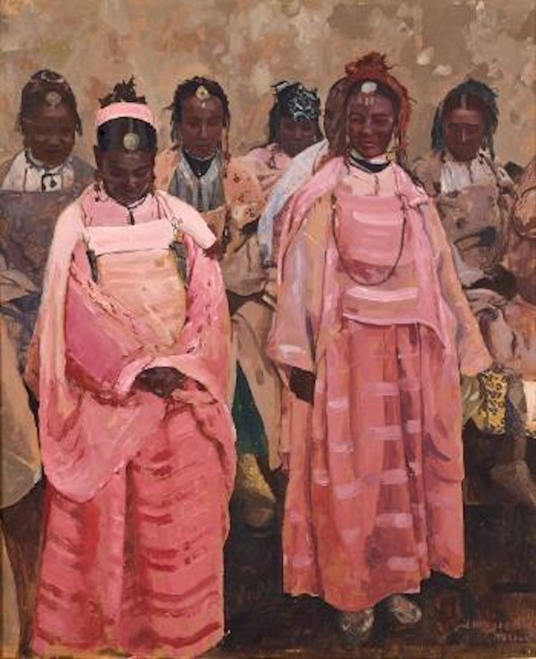 Danseuses marocaines à Télouet by Jacques Majorelle