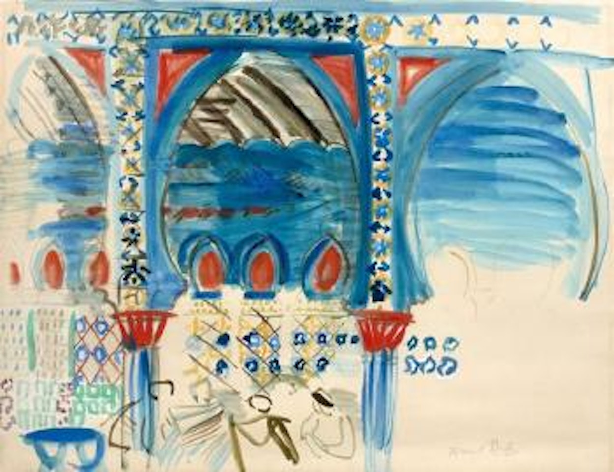Le café maure by Raoul Dufy