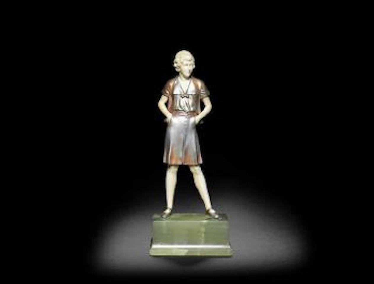 Figure of 'Gamine' by Ferdinand Preiss