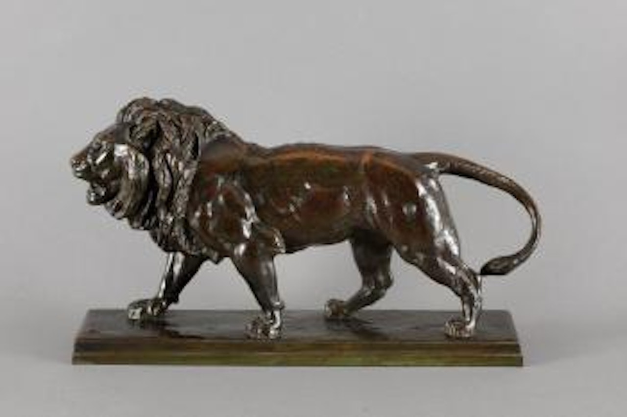 Lion qui marche by Antoine-Louis Barye