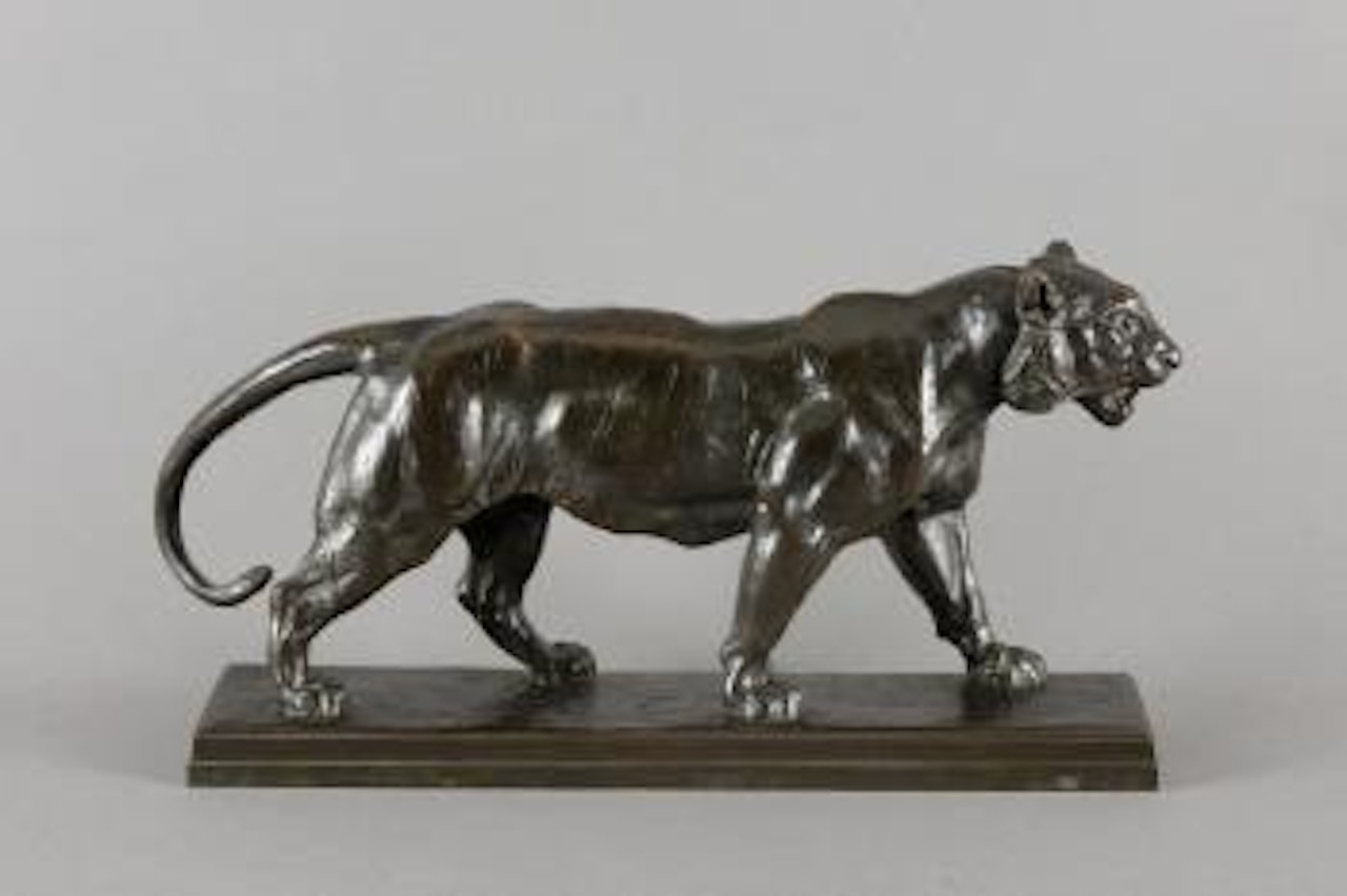 Tigre qui marche by Antoine-Louis Barye