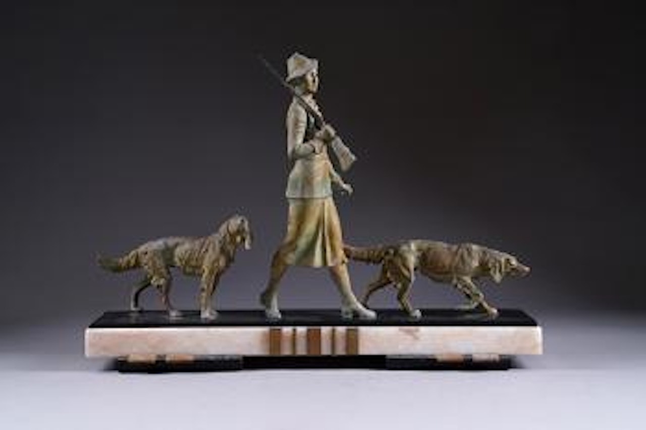 Le départ pour la chasse by Ferdinand Preiss