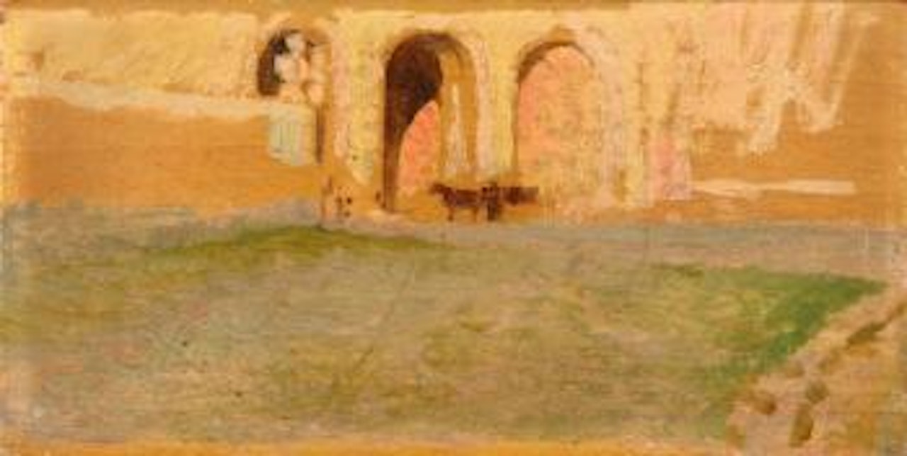 Porche au soleil by Giuseppe de Nittis