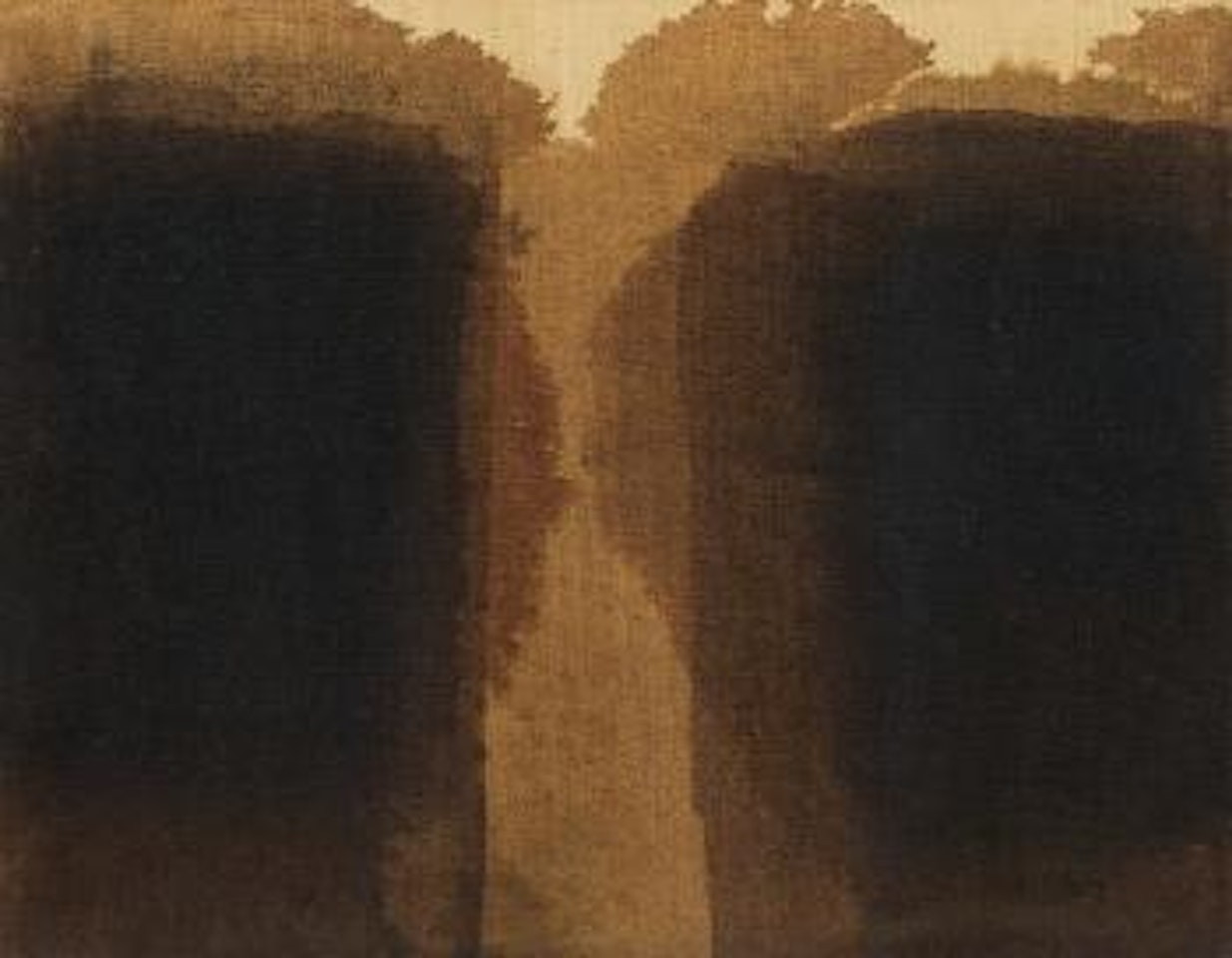 Umber blue by Yun Hyong-Keun