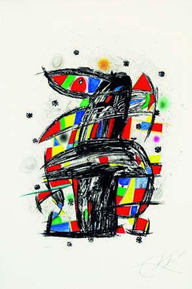 Arlequin Tourneur by Joan Miró